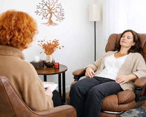 Séance de thérapie en hypnose